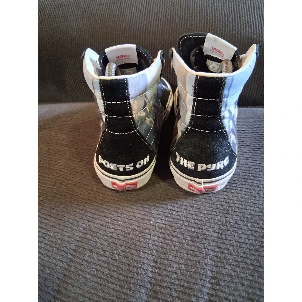 Vans Sk8-Hi MOCA Sneakers Frances Stark POETS ON THE PYRE- Men's 6 Women's 7.5‎